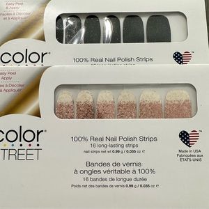 Color Street.  Coming up Rose Gold and  Only in Vegas.  New